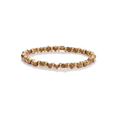 Vanessa Mooney Medium Nugget Brass Bracelet