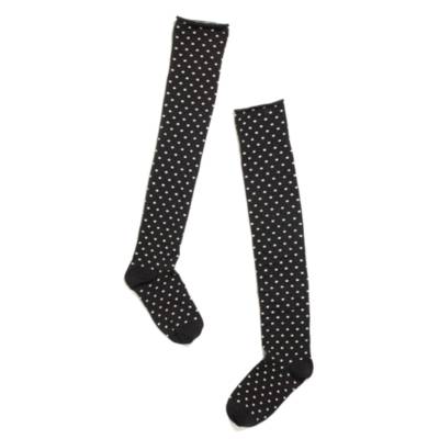 Over-The-Knee Polka-Dot 1937 Socks