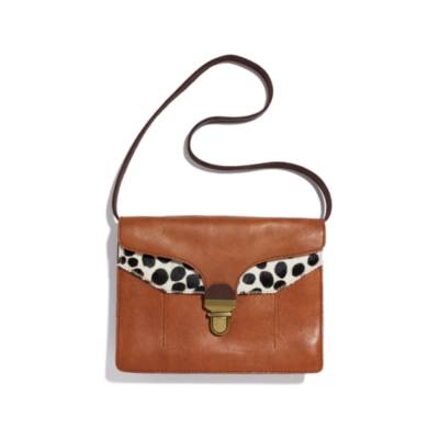 The Lovelock Clutch in calf hair