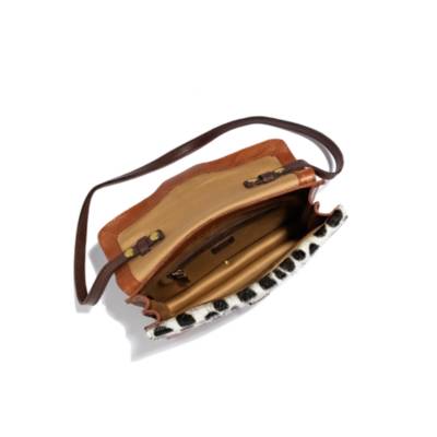 The Lovelock Clutch in calf hair