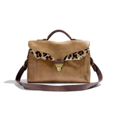 The Lovelock Satchel in calf hair
