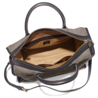 The Camden Satchel in Embossed Suede