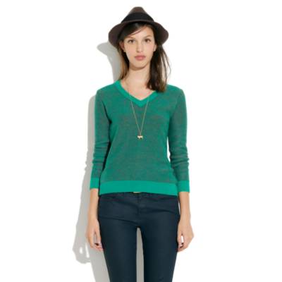 Shrunken V-Neck Sweater
