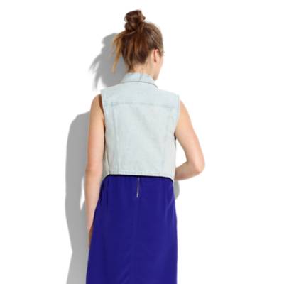 Longroad Denim Vest in Sawmill Wash