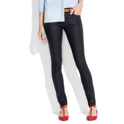Skinny Skinny Jeans in Coated Oilwell Wash