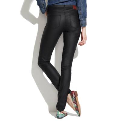Skinny Skinny Jeans in Coated Oilwell Wash