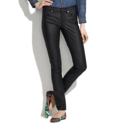 Skinny Skinny Jeans in Coated Oilwell Wash