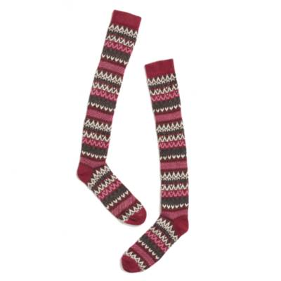 Lisa b.&reg; Fair Isle Knee Socks