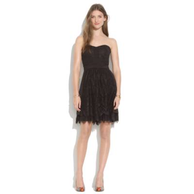 Strapless Lace Dress
