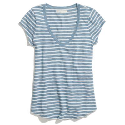 Indigo Ink V-Neck Tee