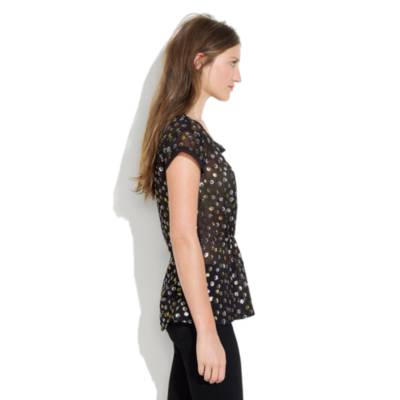 Metallic Dot Top