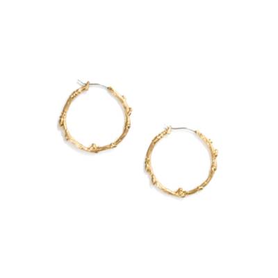 Tree-Twig Hoop Earrings