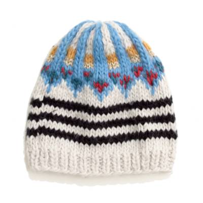 1717 Olive&trade; Handknit Fair Isle Hat