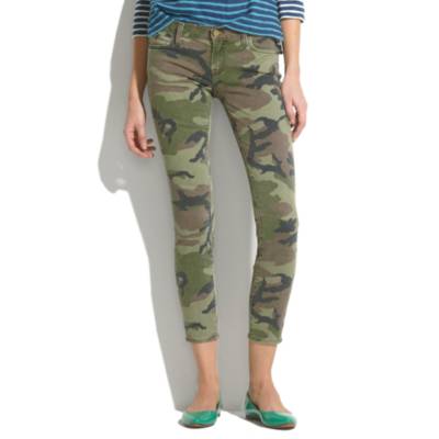 TEXTILE ELIZABETH and JAMES&reg; camouflage skinny jeans