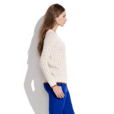 Color-Stitch Sweater