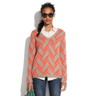 Chevron Stitch Sweater