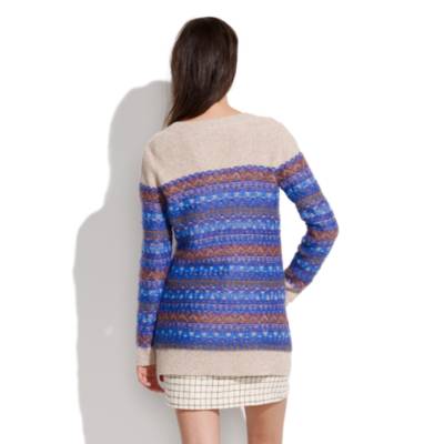 Patterned Mohair Cardigan