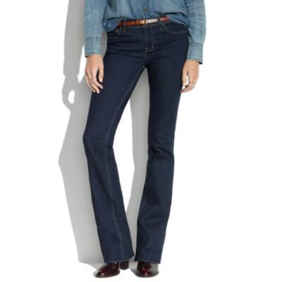 Bootlegger Jeans in Madewell Wash