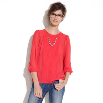 Pintuck Blouse