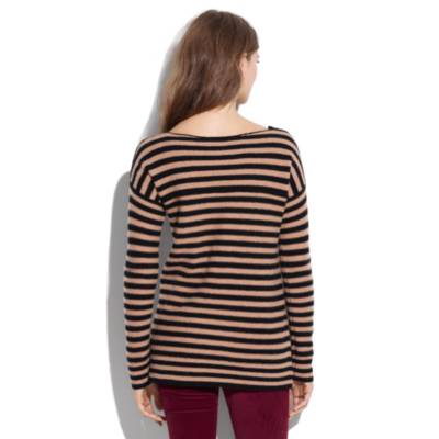 Striped Boatneck Sweater