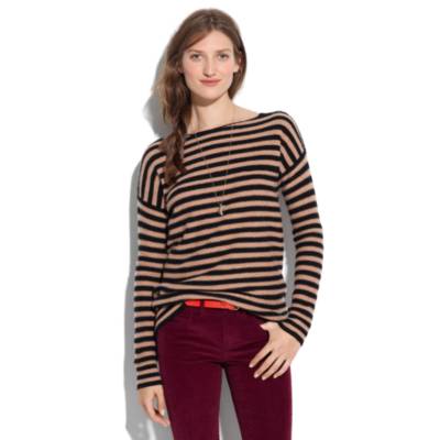 Striped Boatneck Sweater