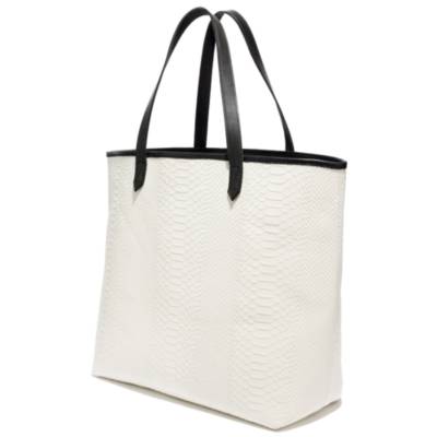 The Transport Tote in Snakeprint