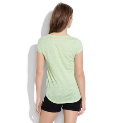 Linen V-Neck Tee