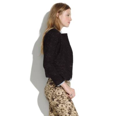 Cropped Lace Blazer