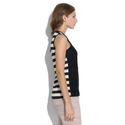 Lace and Stripes Tank
