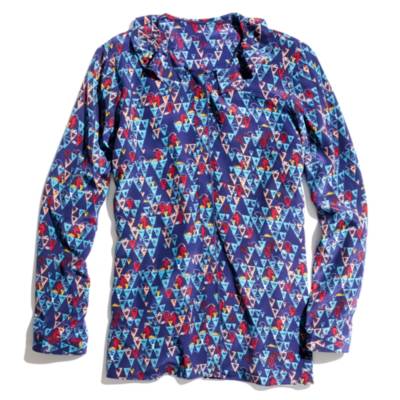 United Bamboo&trade; for Madewell Silk Triangle Blouse