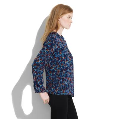 United Bamboo&trade; for Madewell Silk Triangle Blouse