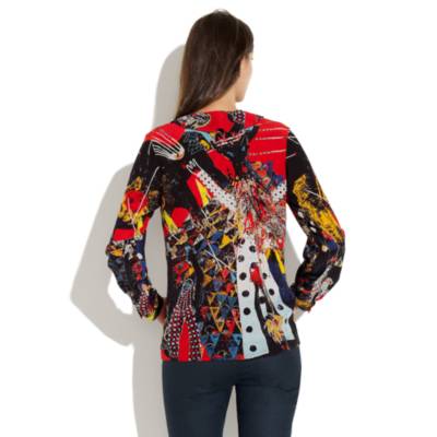 United Bamboo&trade; For Madewell Silk Blouse
