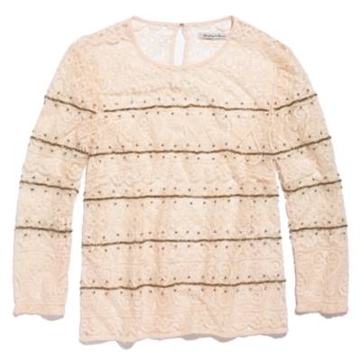 Embellished Lace Top