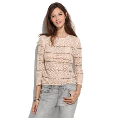 Embellished Lace Top