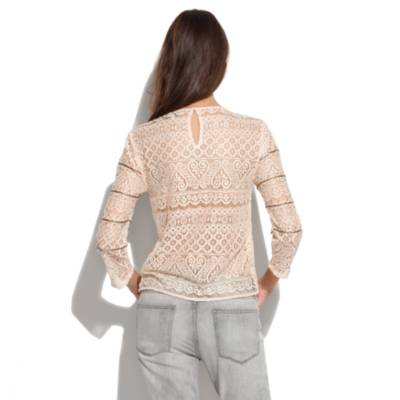 Embellished Lace Top
