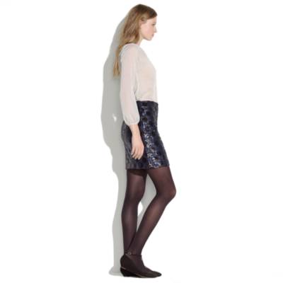 Dotted Sequin Skirt