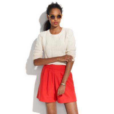 Wool bell shorts