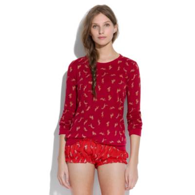 Fox-Print Sweatshirt