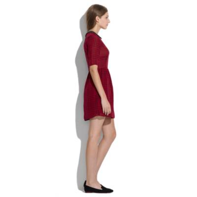 Silk Checker Dress
