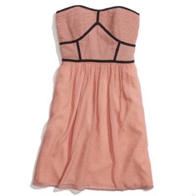 Strapless Pindot Dress