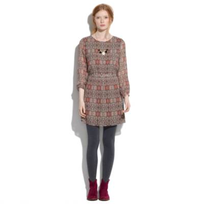 Melody Dress in Swirl Print