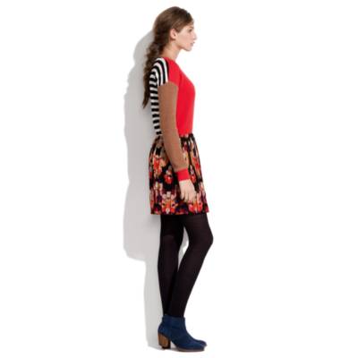Poet Skirt in Mirrorflower Print