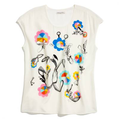 Rebeca Raney X Madewell Silk Tee