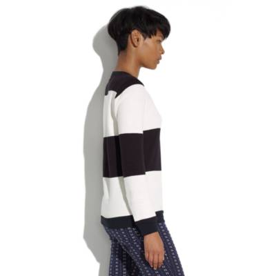Striped Sweatshirt Tee