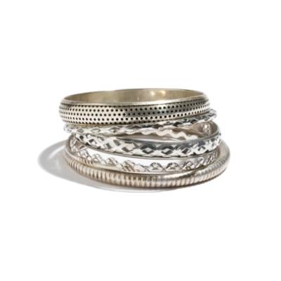 Stephan & Co. Metal Bangle Seven-Pack