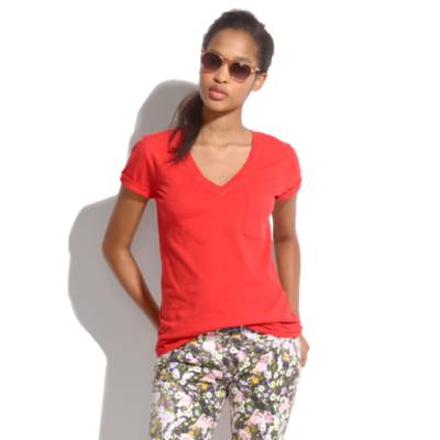 V-Neck Pocket Tee