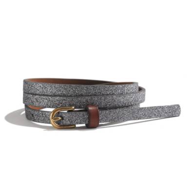Glitter Skinny Belt