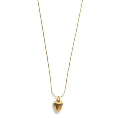 Acorn Locket Necklace