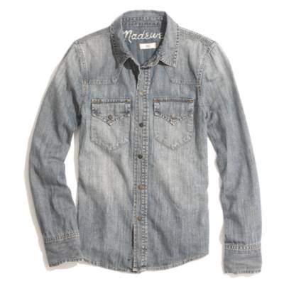 Western Jean Shirt in Desert Willow Wash