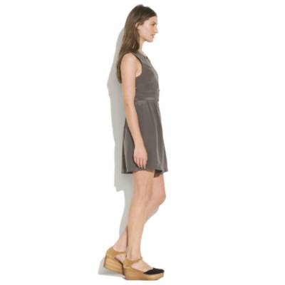 Sleeveless Silk Shirtdress